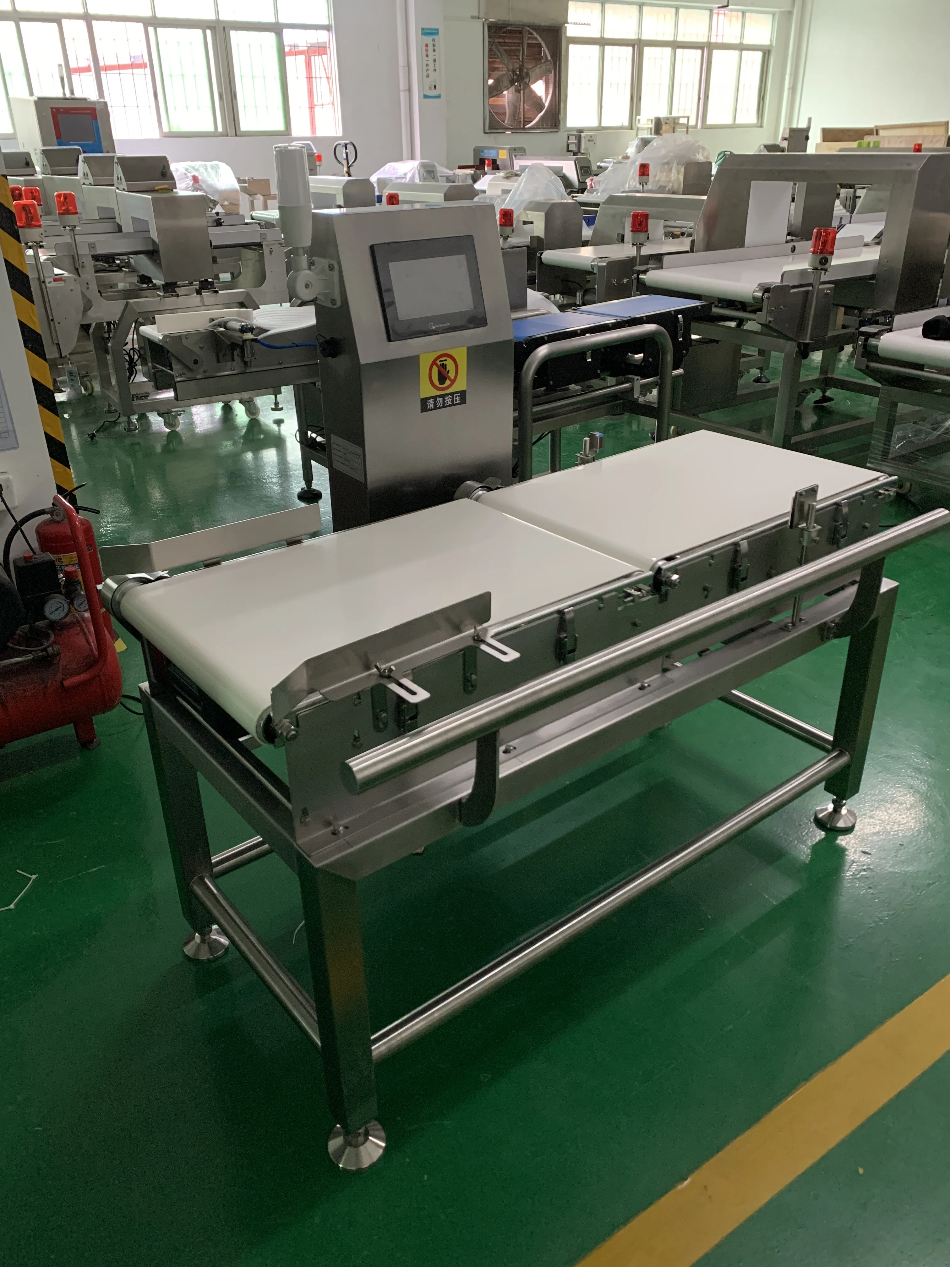 Manufacture Automatic Multi Checkweigher Calibratable Check Weigher Belt Conveyor Accurate Weight Sorting Machine With Rejector