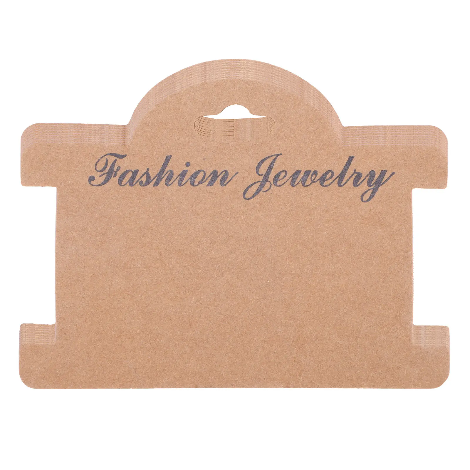 

200Pcs Kraft Paper Jewelry Display Cards Blank Jewelry Tags Earring Necklace Bracelet Cards Safe Attractive Store Display
