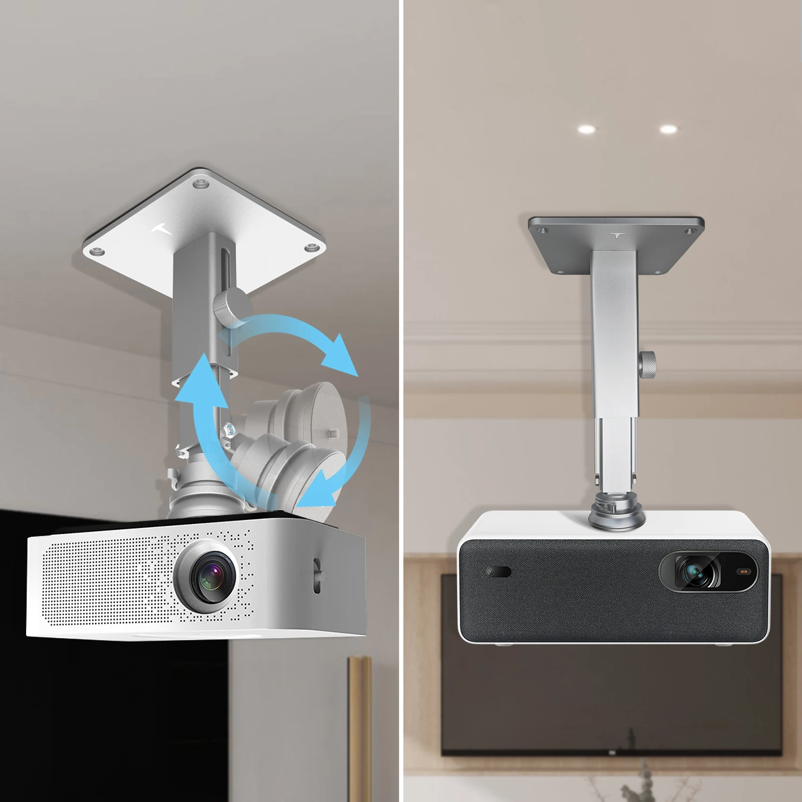 PerfecTisan Mounts Universal Projector Bracket Lift Mount Ceiling / Wall  Mounting All Kinds of 