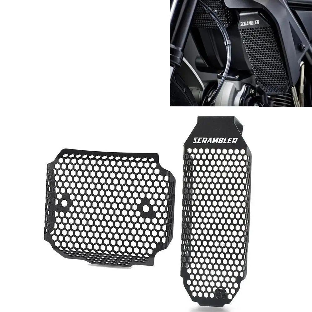 For Ducati Scrambler Desert Sled Classic Urban Enduro Cafe Racer Monster 797 Oil Cooler Guard AND Rectifier Guard Protection