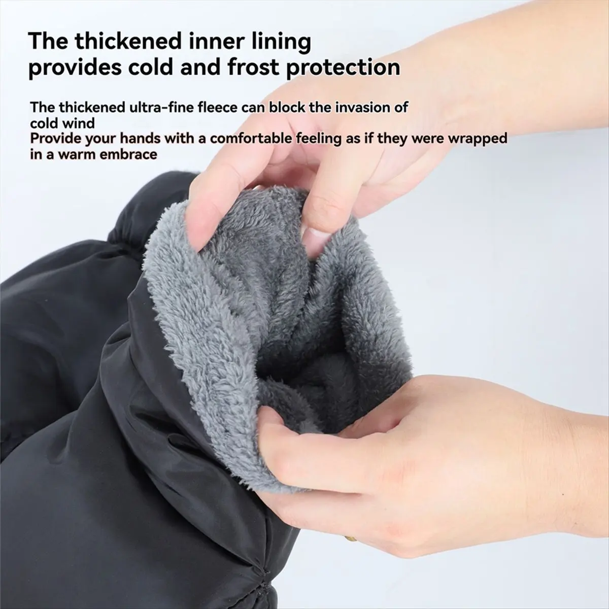 

AD10 Baby Carriage Pushchair Warm Hand Cover Wind Waterproof Cart Muff Glove for Baby Strollers, Carts and Bicycle