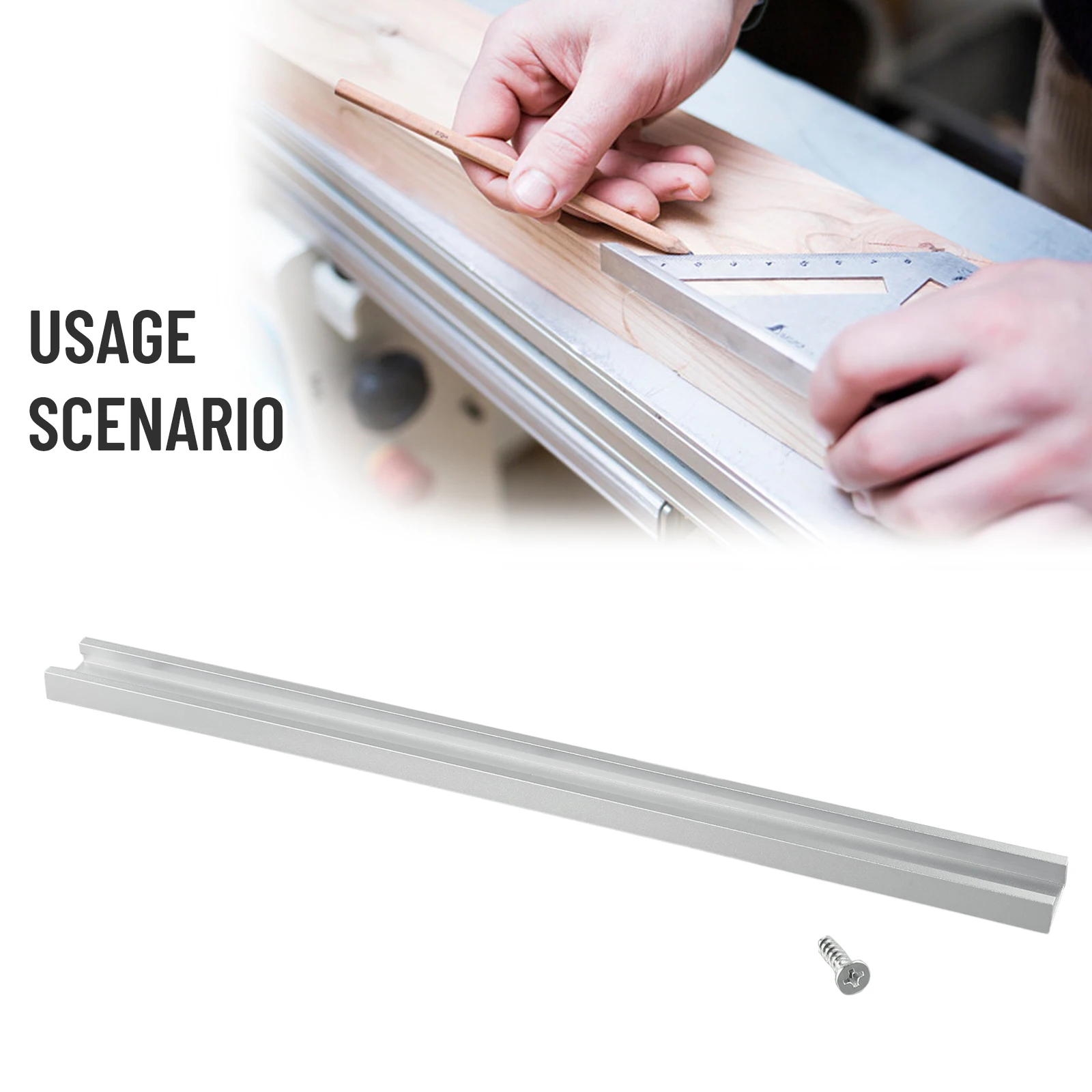 T Slot T-Track For Woodworking Bench Saw/Router Table Aluminium Alloy Miter Bar Slider Woodworking Tools High Quality