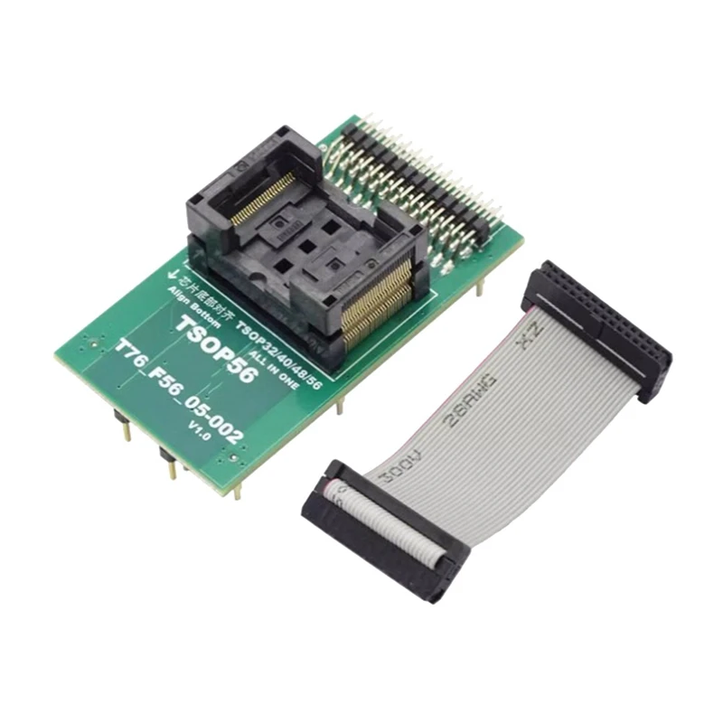 

For Xgecu T76 Programmer Tsop32 Tsop40 Tsop48 Tsop56 ZIF Adapter Burning Socket