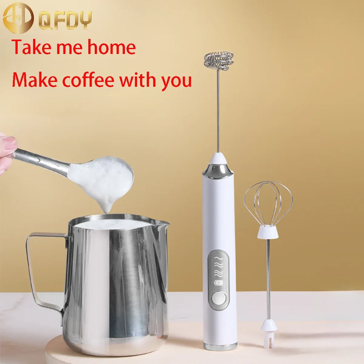 

Portable electric coffee mixer Lightweight design The ideal home food kitchen tool for quickly and evenly stirring coffee lovers