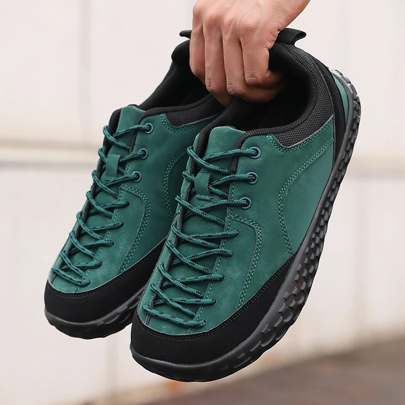 Outdoor Herren Casual Sneakers Minimalistische Breitzehen-Barfußschuhe Leichte Zero-Sole-Wanderschuhe Paar-Kletterschuhe – Detail 1