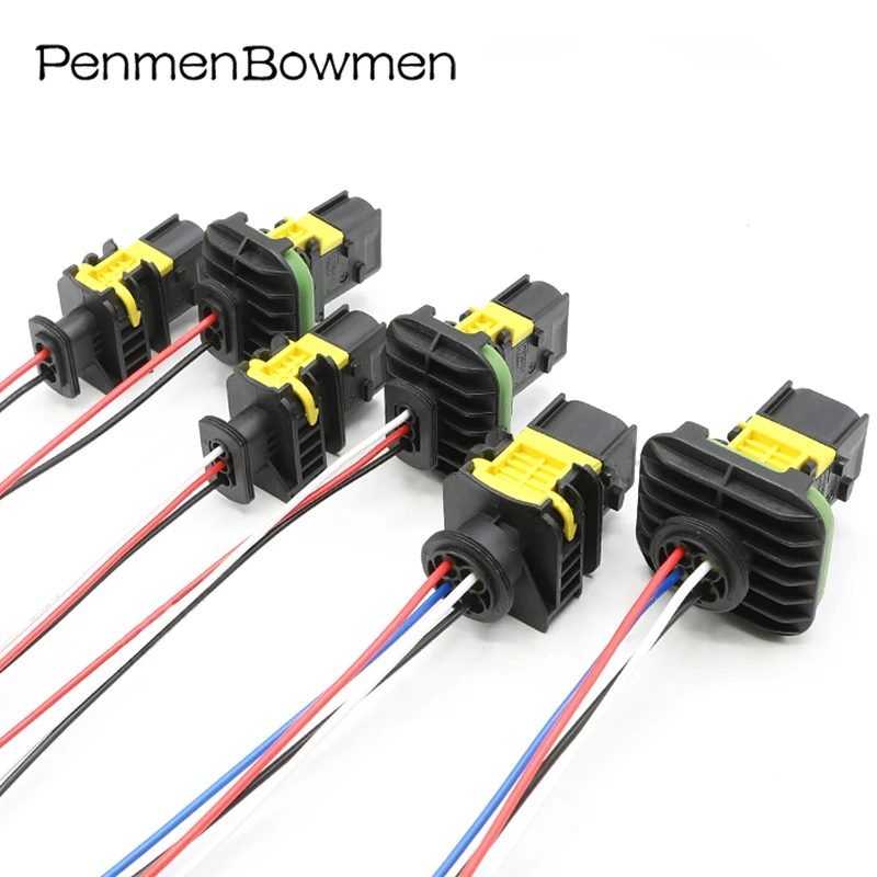 1 Set 2 3 4 Pin Auto New Energy Urea Electrical Cable Connectors Female Male Wire Harness Plug 2-1418448-2 1703818 1-1703839-1