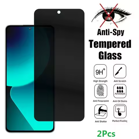 2Pcs Privacy Tempered Glass Screen Protector For Samsung M23 A22 A12 A23 A70S M02S A02S F34 A51 5G 4G