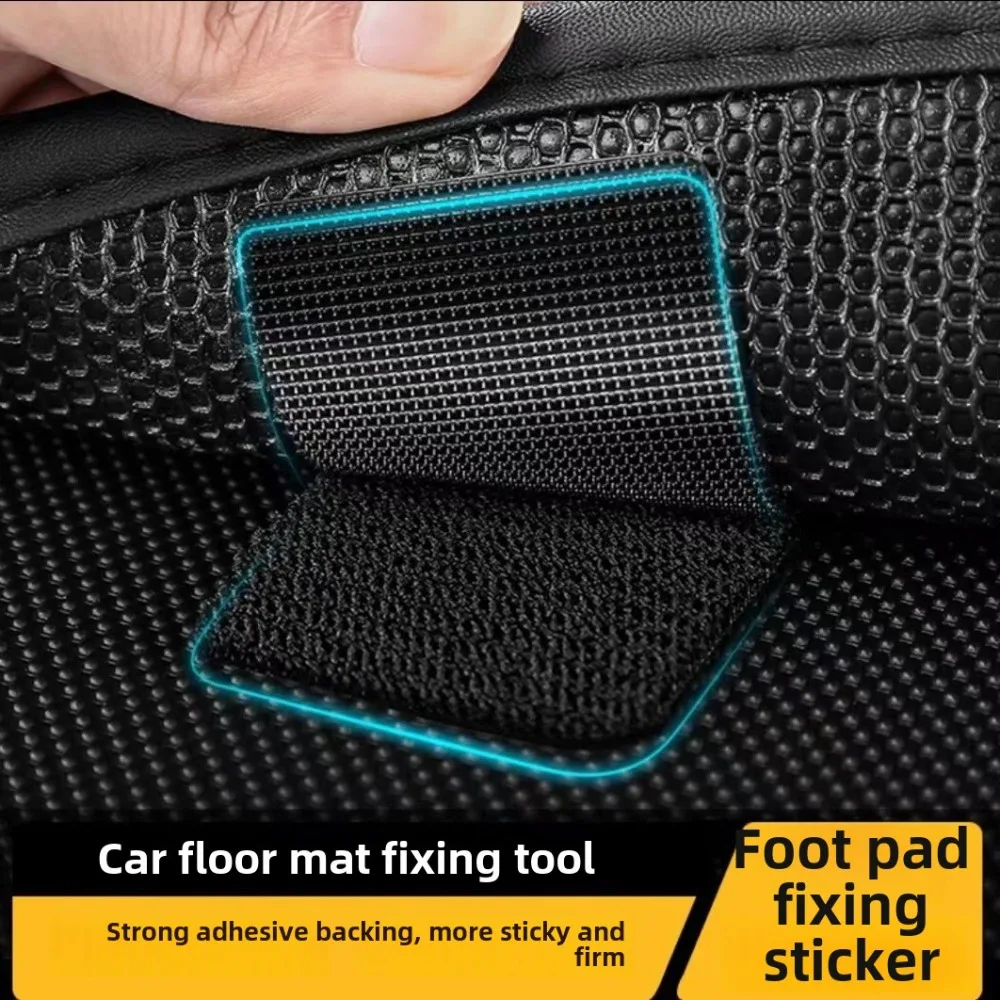 Strong Adhesive Carpet Sticker Double Faced Self-adhesive Fastener Hook Grip Tape Dispenser Black Pad Fixed Patch Fixing Floor