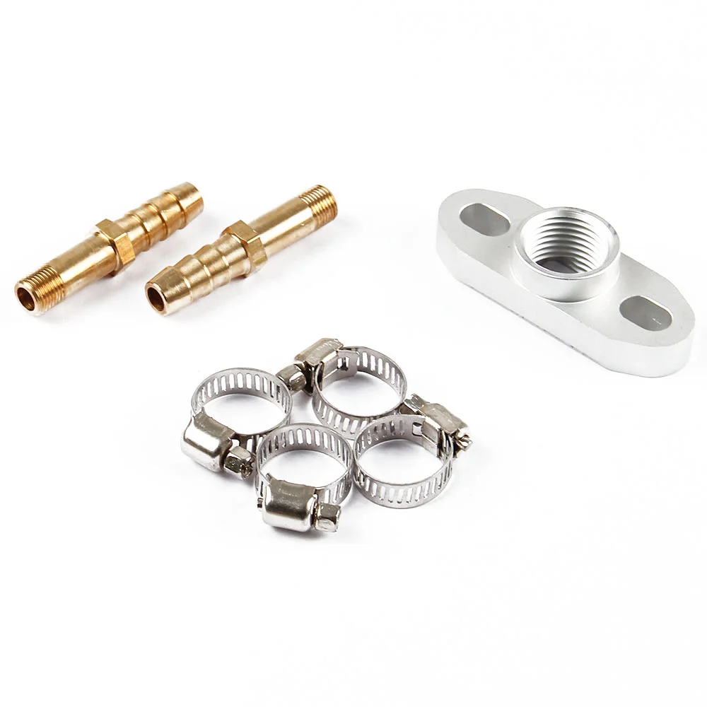 Turbocharger Oil Cooling and Drainage Pipeline Kit T25 T28 T25/T28 G28 GT25 GT28 - Image 3