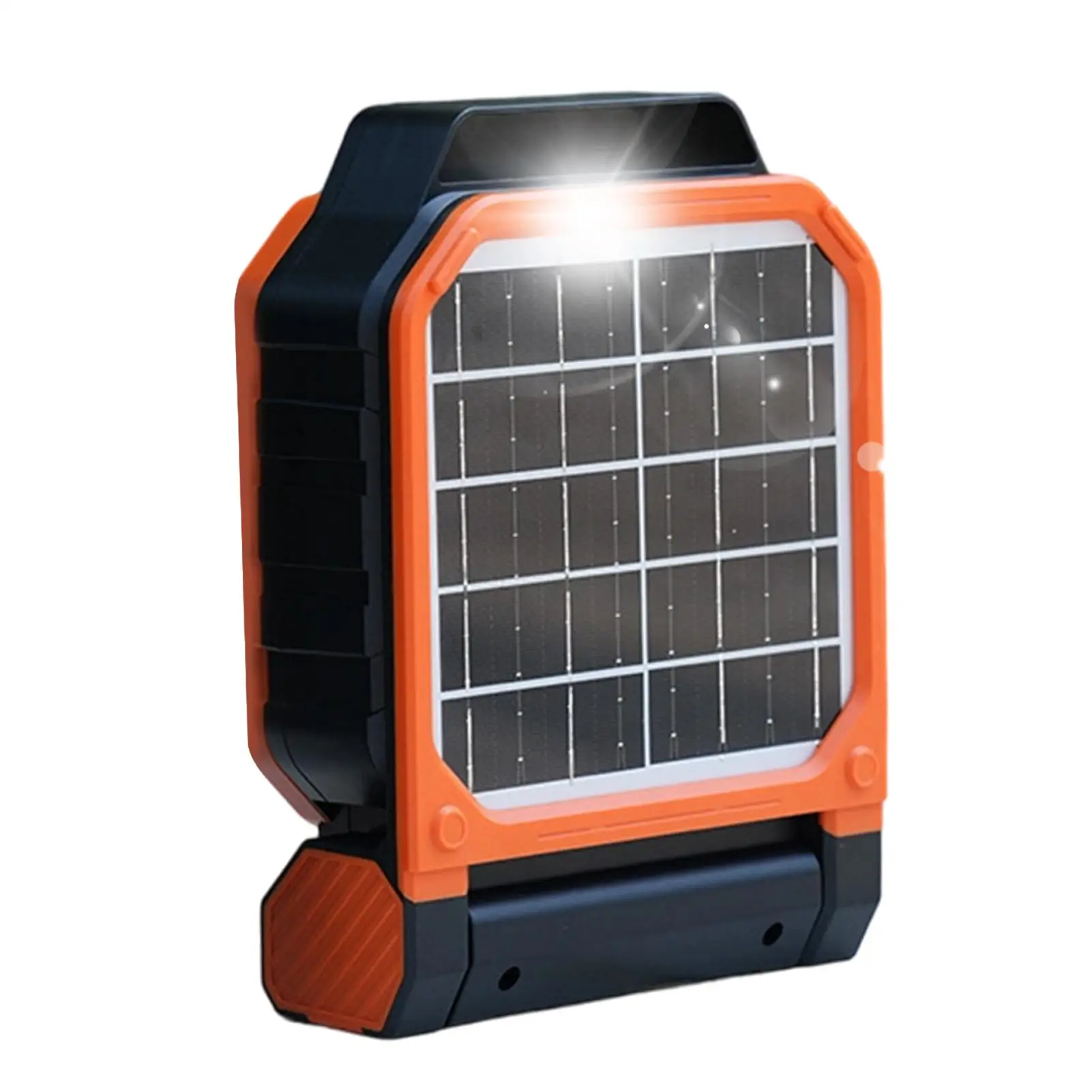 Solar Powered Fan Portable Small 4-Speed Summer Accessories Outdoor USB Charging Camping Fans For Home Office Gym Indoor Travel
