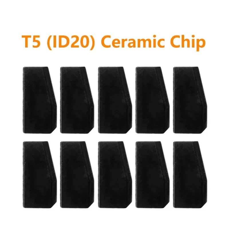 KEYECU Universal T5 Transponder Chip T5 Glass Chip Copy Type Car Key Chip For KD-X2 / VVDI Xhorse / JMD machine