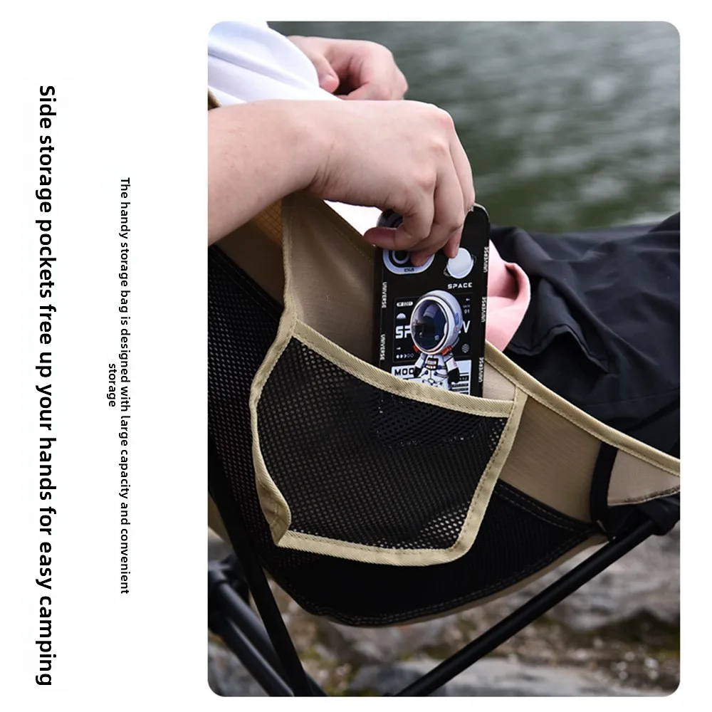 Lightweight Portable Foldable Fishing/garden Chair Durable 300 lb Capacity Storage Bag Outdoor Adult