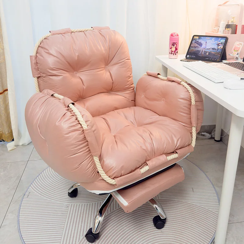 

Designer Girls Computer Chair Elegant Cute Comfortable Home Armchair Playseat Swivel Sillas Para Escritorio Office Furniture