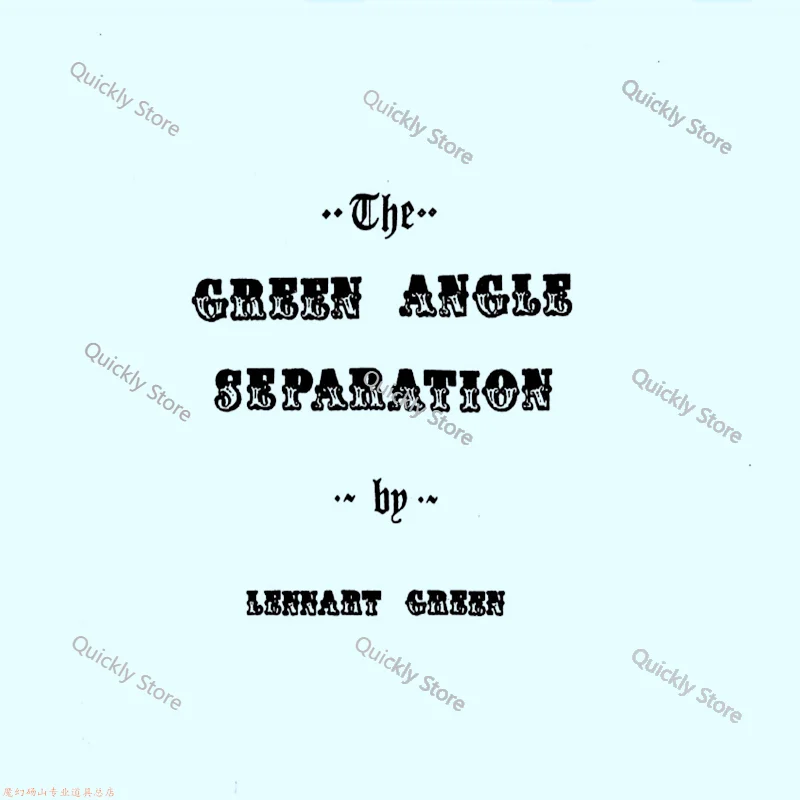 

2025 The Green Angle Separation by Lennart Gren - Magic tricks (Instant Download)