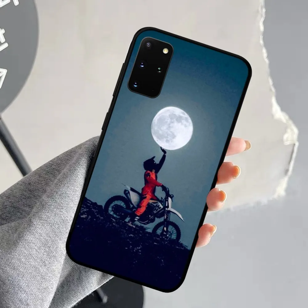 Moto Cross Motorcycle Sports Car Phone Case For Samsung S 9 10 20 21 22 23 30 23 24 plus lite Ultra FE S10lite Fundas