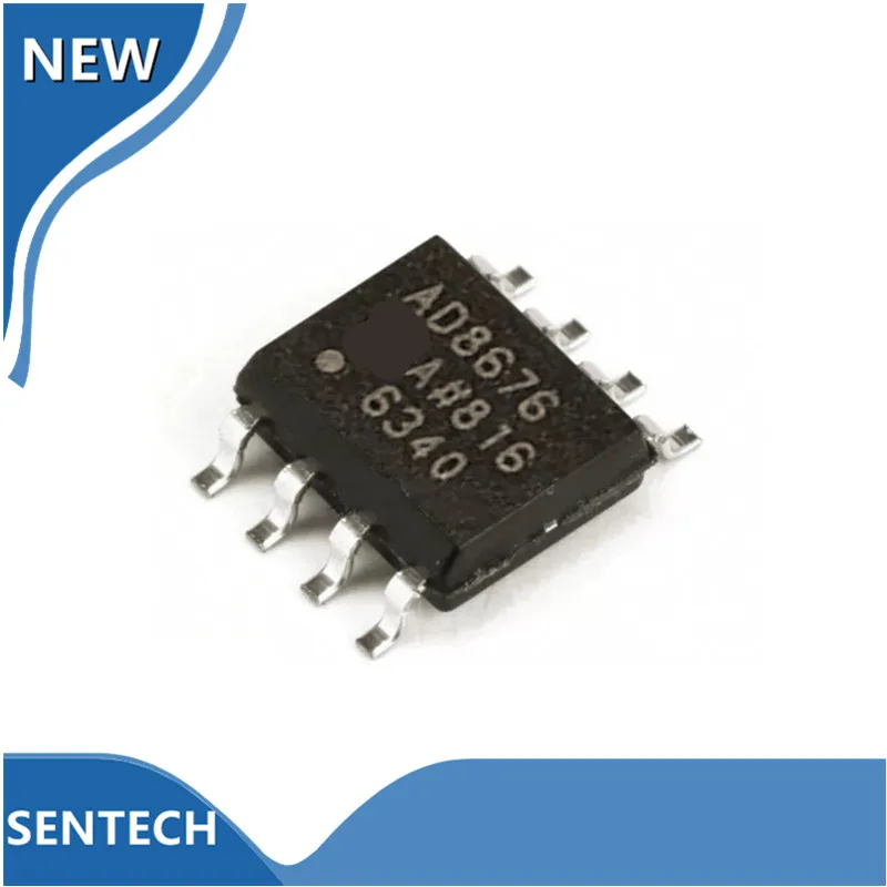 5 pieces per lot - brand new original AD8676ARZ-REEL7 surface mount SOP8 operational amplifier chip
