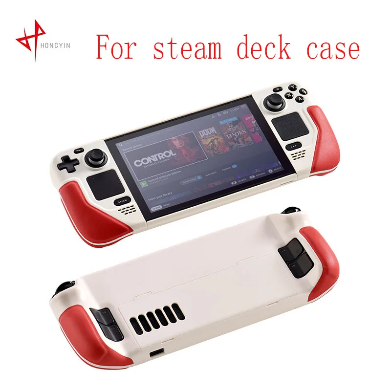 

2023 new Suitable for steam deck game console protective case surface silicone oil handle cowhide wrapping