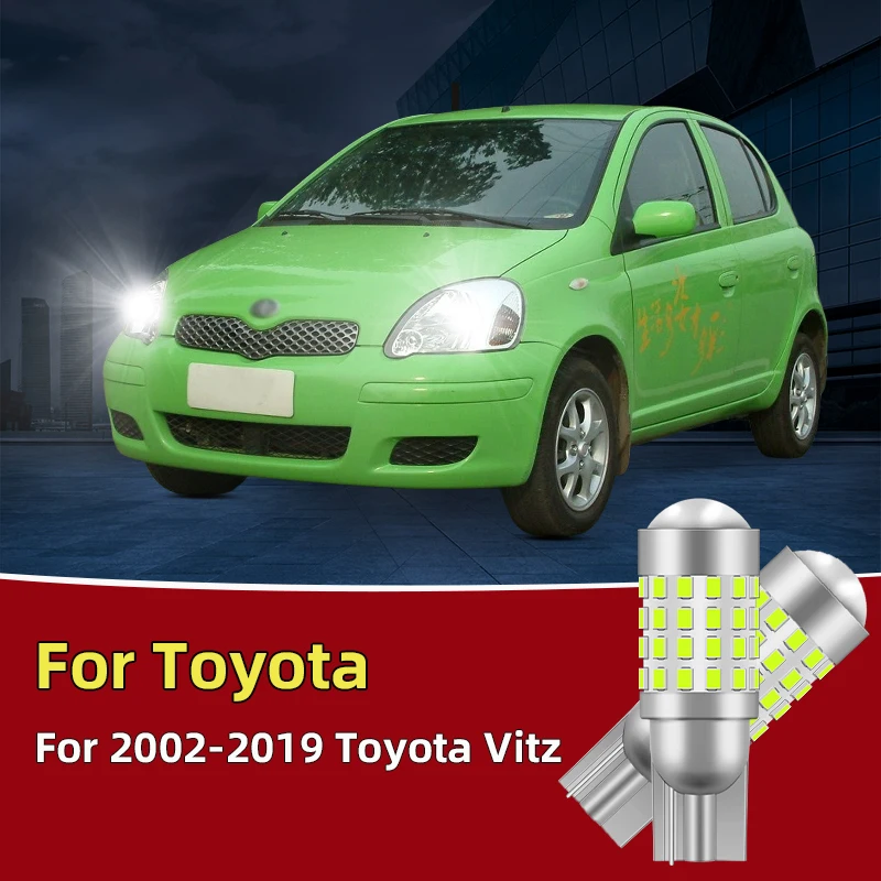 

2PCS For Toyota Vitz 2002-2019 Led Car Bulb T10 W5W width lights side marker position Signal Lamp 12V 24V Clearance Lights
