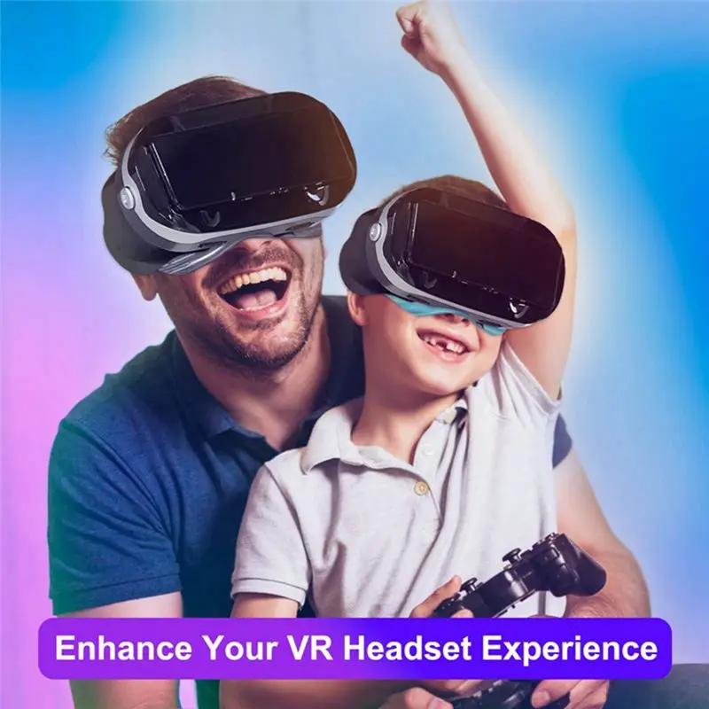 DT51 VR Eye Mask for Oculus Quest 2, Breathable Sweat Band Over-The-Head Eye Patch, VR Gaming Accessories for Men Women