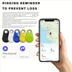 GPS Smart Anti-Loss Trackers Real-Time Tracking Suitable Pets Bags Luggage Bicycles And Cars Compatible with The Find My App Car