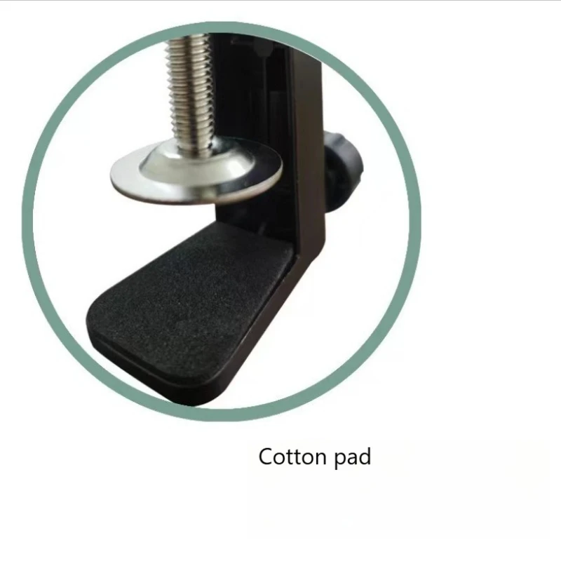 1PC C Shape Table Mounting Clamp Desk Table Mount Clamp With Adjustable Screw Heavy Duty Stable Arm-Stand Holder