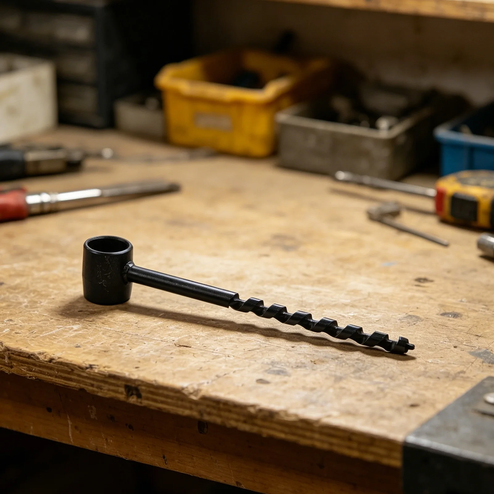 Outdoor Reaming Drill Bit with Extended Twist Design for Precise Hole Drilling in Furniture Making and Projects