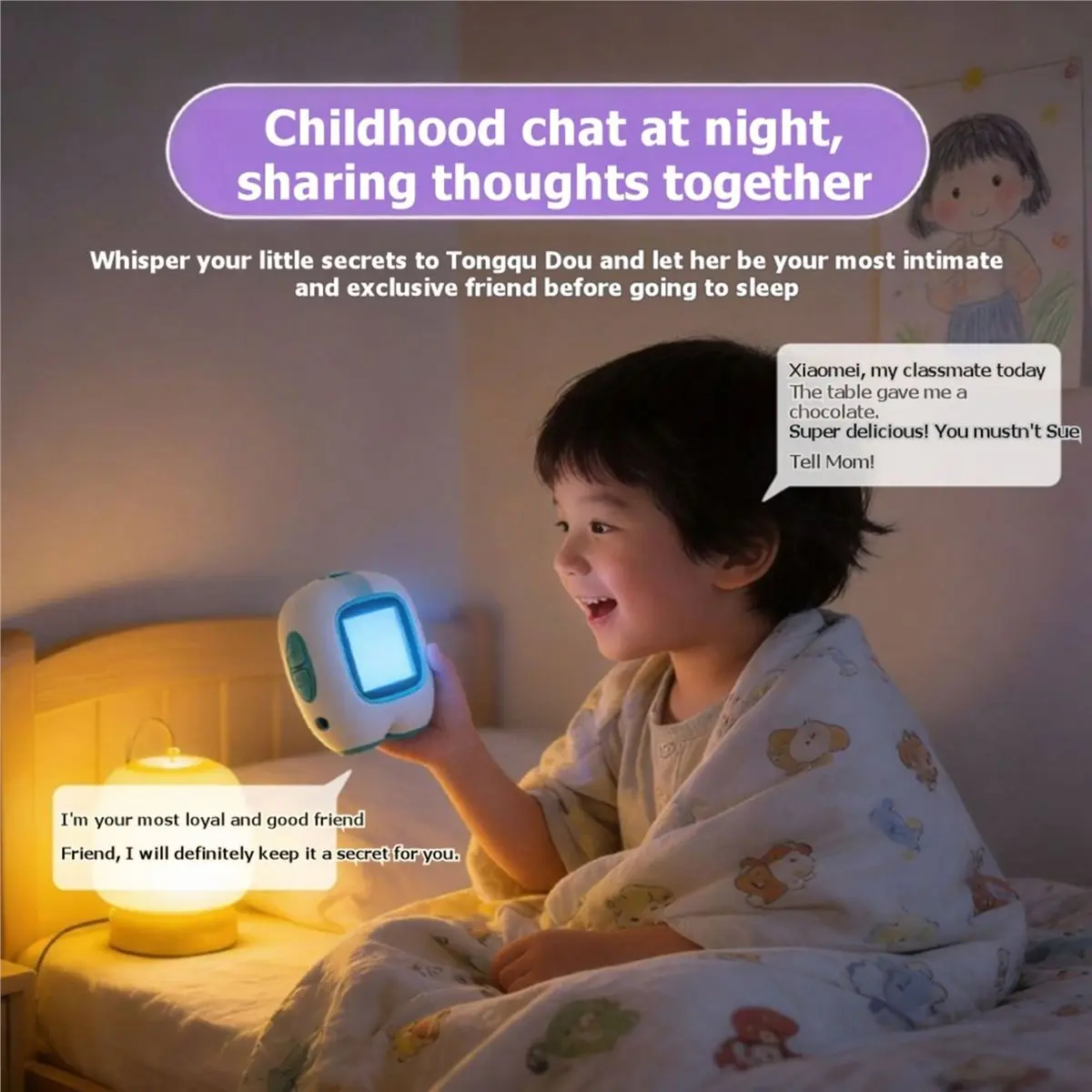 a16i]-ai-intelligent-robot-toy-wi-fi-version-smart-clock-with-image-recognition-interactive-voice-assistant-storytelling-green