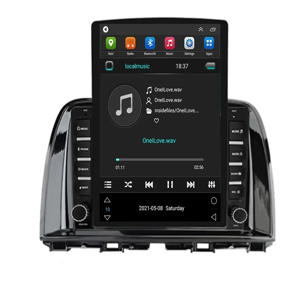 Android 13 Carplay 5G For Tesla Vertical Car Radio Video For Mazda CX5 CX-5 CX 5 2012 - 2015 Multimedia Player GPS Navigation