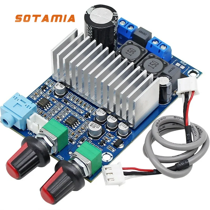 SOTAMIA TPA3116 Subwoofer Amplifier Board 100W Mono Speaker Sound Amplifier Aux Home Audio Amp DC12-24V