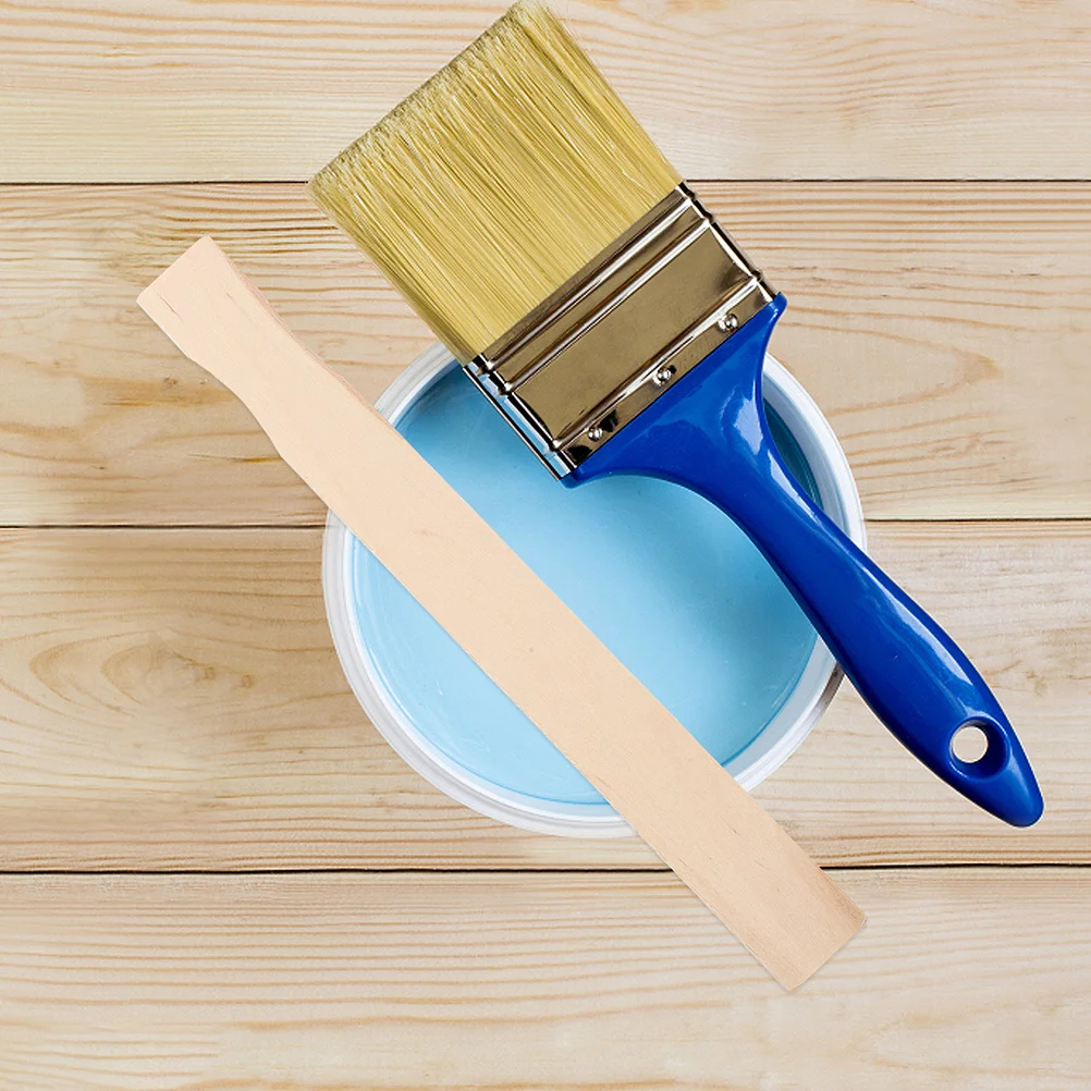 

20Pcs Wooden Paint Stirrer Sticks Easy Handle Storage Suitable Home Professional Use Multiple Projects Paint Sticks