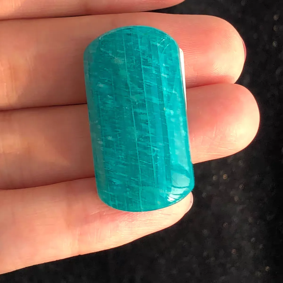 

Натуральный зеленый амазонит, кулон, ювелирные изделия, прямоугольный камень, подарок для женщин и мужчин, синий амазонит, ювелирные изделия AAAAAA