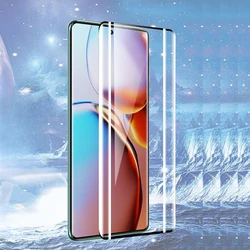 For Motorola Moto Edge 40 Pro Plus 3D Curved Screen Protector Film For Moto X40 X30 Pro Full Cover Protective Tempered Glass