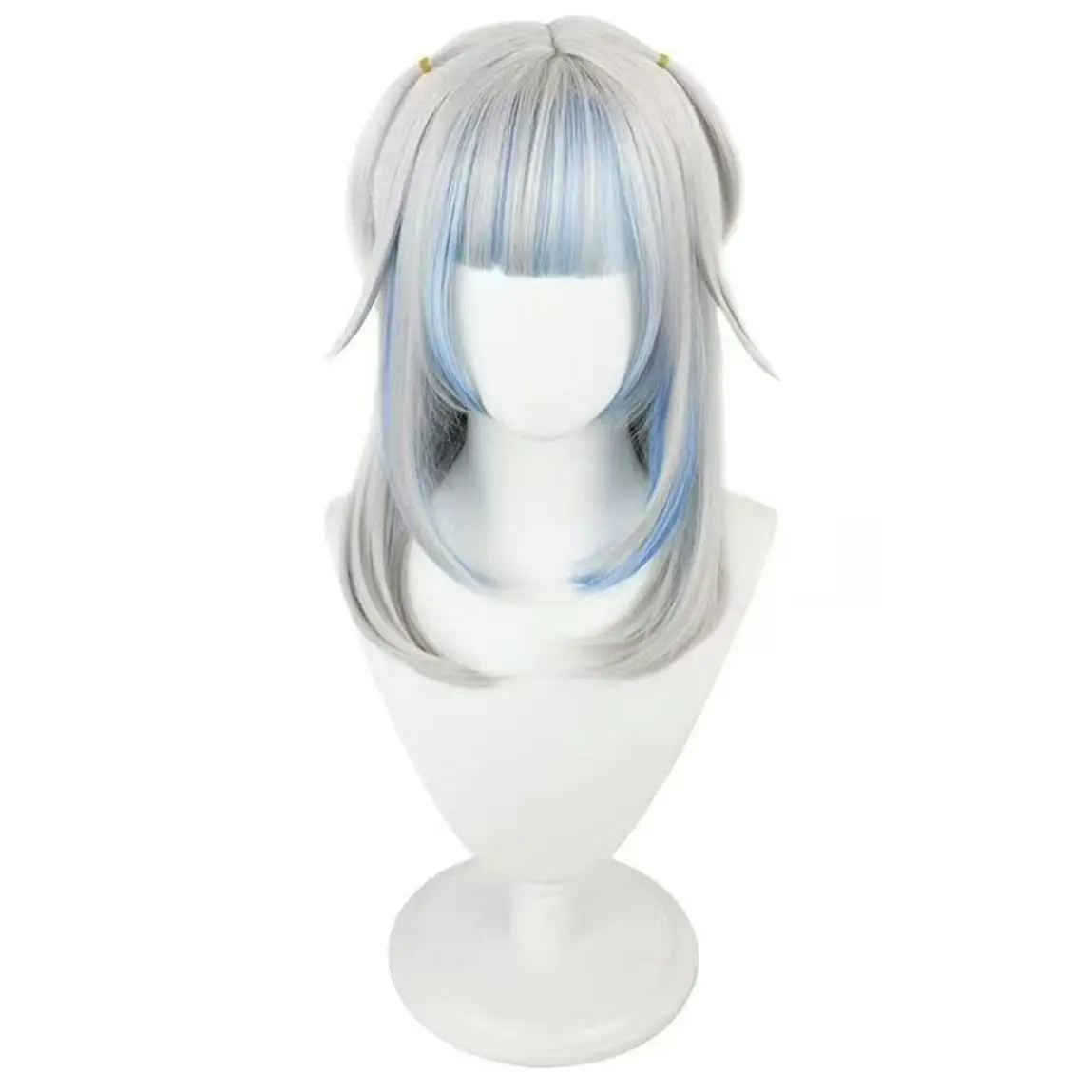 Peruka do cosplayu Hololive Gawr Gura |   Włosy Rekinki Gotowe do Zdjęć dla Kostiumu Vtuberki