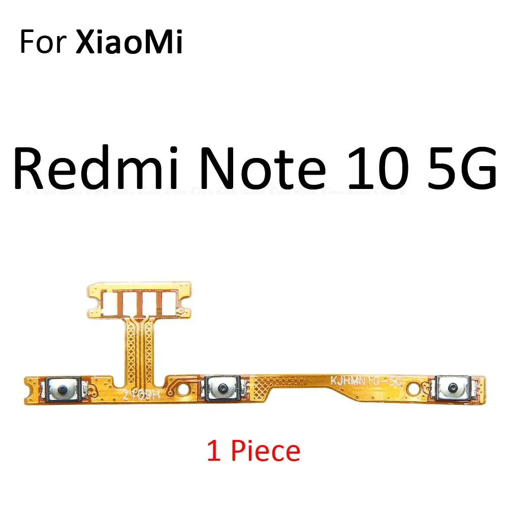 Ruban de câble flexible pour XiaoMi Redmi 9C 9A NDavid, bouton marche/arrêt, interrupteur de volume, contrôle de clé, Note 9 9T 9S 10 Pro Max 10T