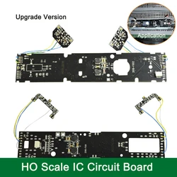 Placa de circuito IC a escala 1:87 HO, PCB, piezas de Tren Eléctrico DIY, diseño de ferrocarril, accesorios de actualización con sonido y luz, 1 ud.