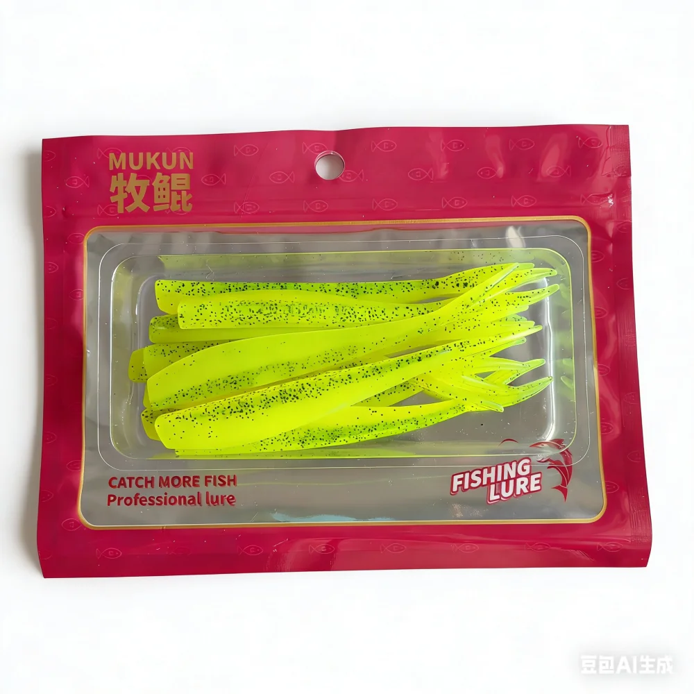 10 Stück/Set Gabelschwanz-Jig Weichköder 10cm/3,5g Angelköder Shad Silikonköder Weichplastikköder Feeder für Hechtangeln