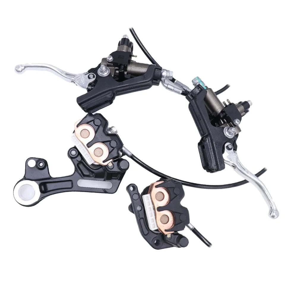Hydraulic Brake Pump Assembly Kit CNC Aluminum Front Brake Caliper Lever for Ultra Bee X Electric Motocross Modified Parts