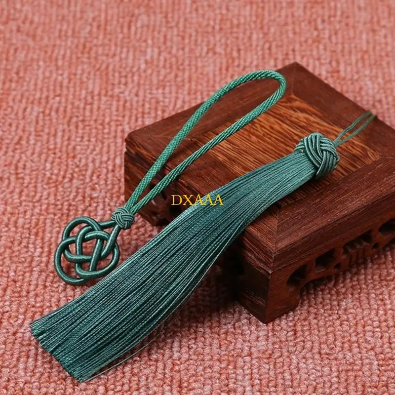 DXAA Vintage Inspired Tassels Pendant Keychain Rope Decorative Polyester Ornament For Keys Purses DIY Projects
