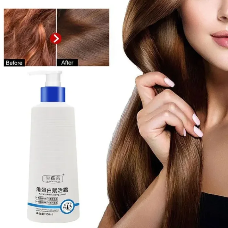 

Keratin Conditioner Scalp Care Nourishing Moisturizing Smoothing Protecting Hair Conditioner Hair Repair Care