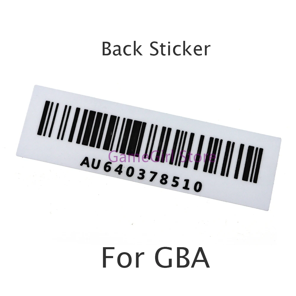 

200pcs Replacement For Gameboy Advance GBA Serial Number Sticker Back Label