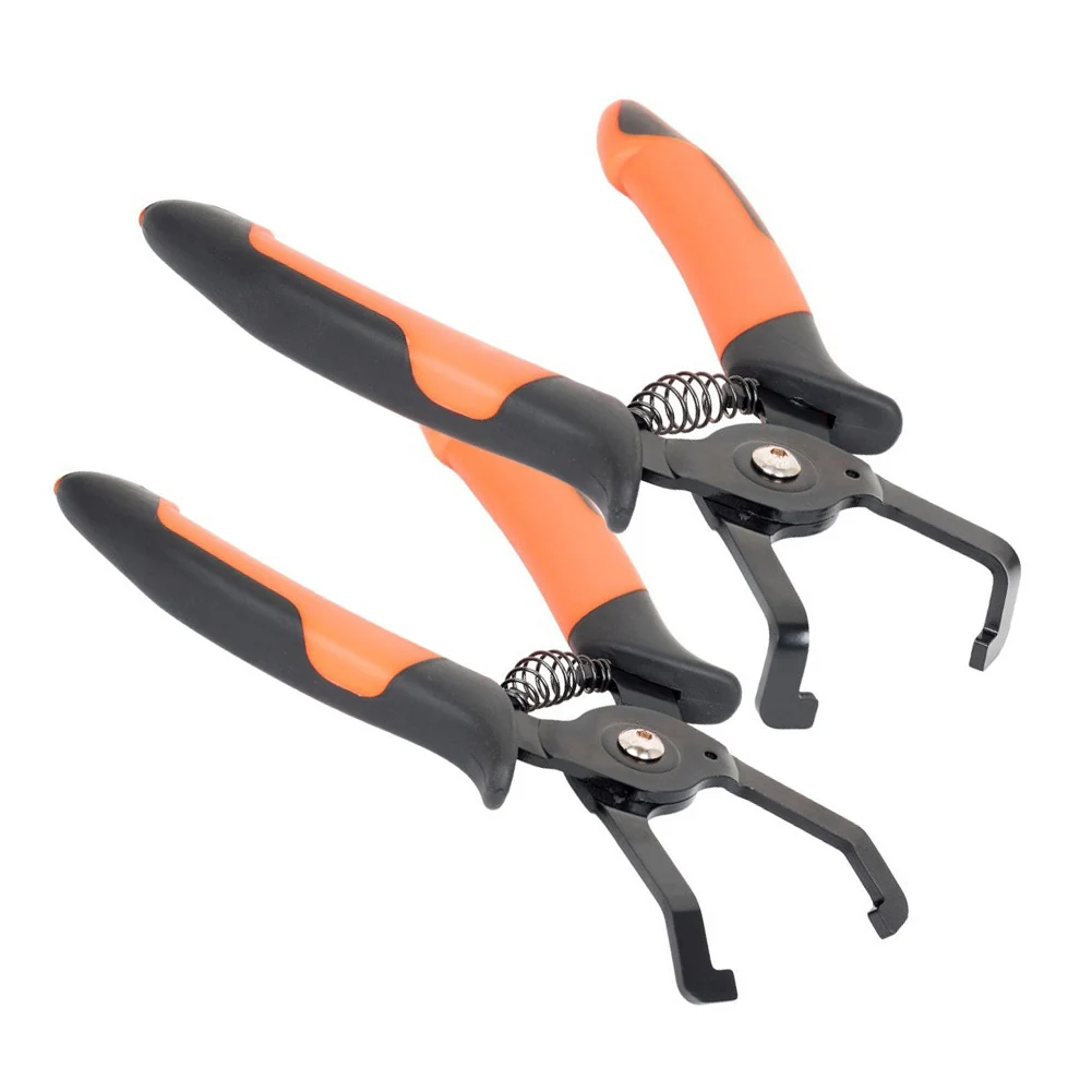 

40 ° 85 ° Инструмент для снятия кнопок-фиксаторов, съемник клипс для автомобильных панелей, плоскогубцы для снятия крепежей, инструмент для ремонта топливных трубок автомобилей