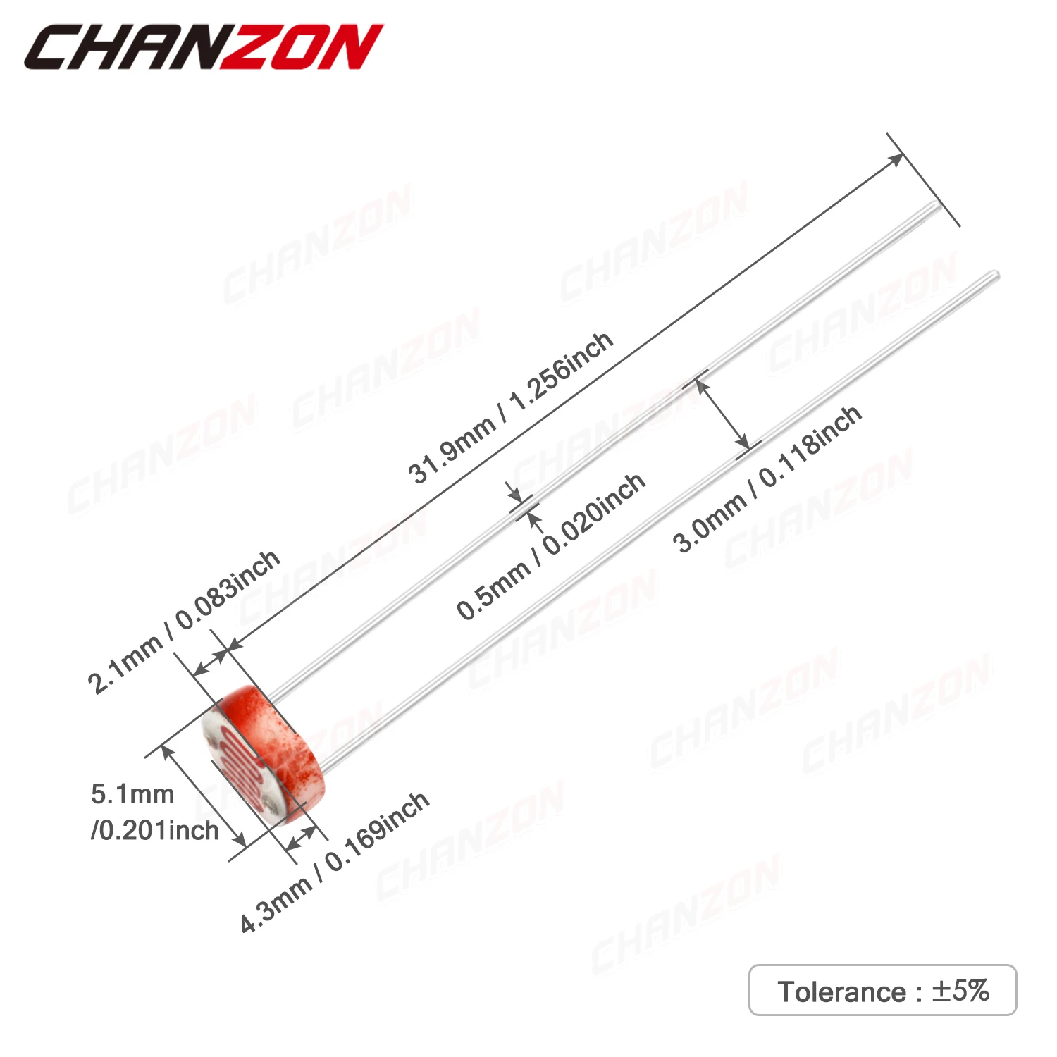 20 Pcs/Lot LDR Light Dependent Photo Resistors Sensor 5506 5516 5528 5537-1 5537-2 5539 5549 GL5528 Cds Photoresistor Resistance