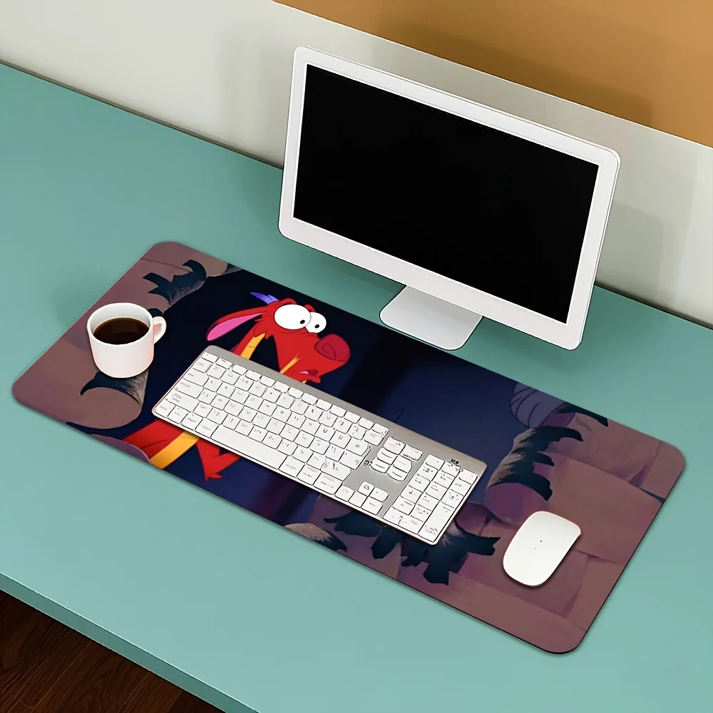 لوحة ماوس ديزني مولان وماوسو، قطعة واحدة كبيرة غير قابلة للانزلاق للألعاب والمكتب، هدية مثالية للهالوين/عيد الميلاد o #6