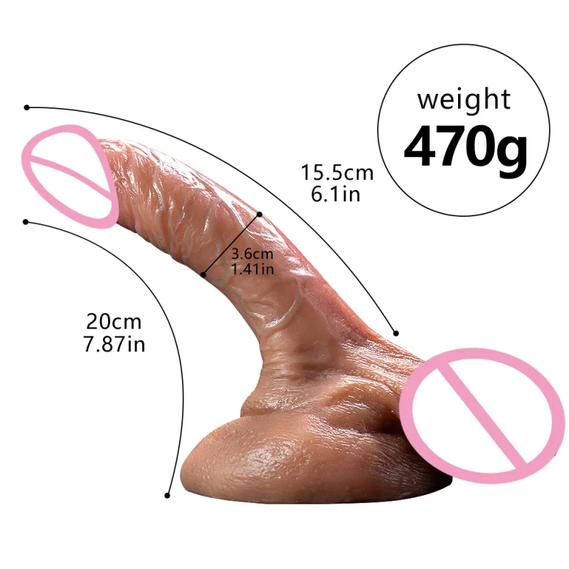 Skin feeling Sexy Dildo Realistic Penis Female Masturbation Sex Toys for Women Big Dicks Soft Silicone Suction Cup Anal Plug