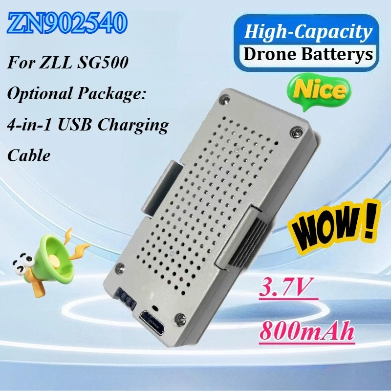

High Quality ZN902540 3.7V 800mAh Drone Battery for ZLL SG500 RC Drone Quadcopter Helicopter Spare Parts Drone Accessory