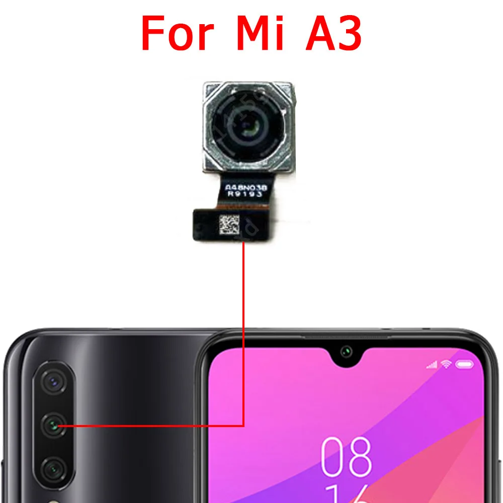 Rear Camera For Xiaomi Mi A3 Max 2 Mix 2S 3 A1 A2 Lite Back Camera Module Flex Backside View Replacement Spare Parts