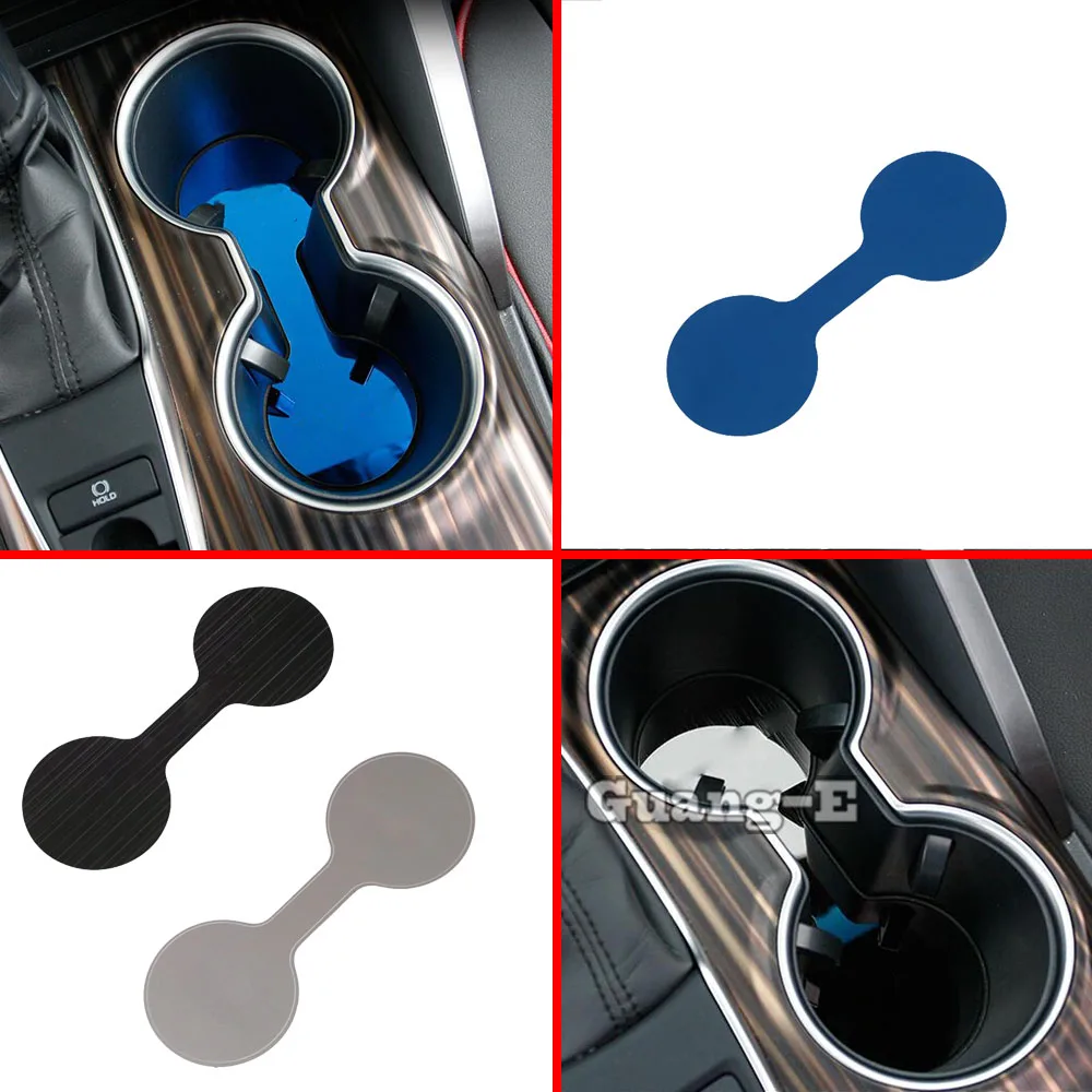 

Gear Shift Water Cup Mat Trim Car Sticker Stainless Steel Inner Decoration For Toyota Camry XV70 2017 2018 2019 2020 2021 2022