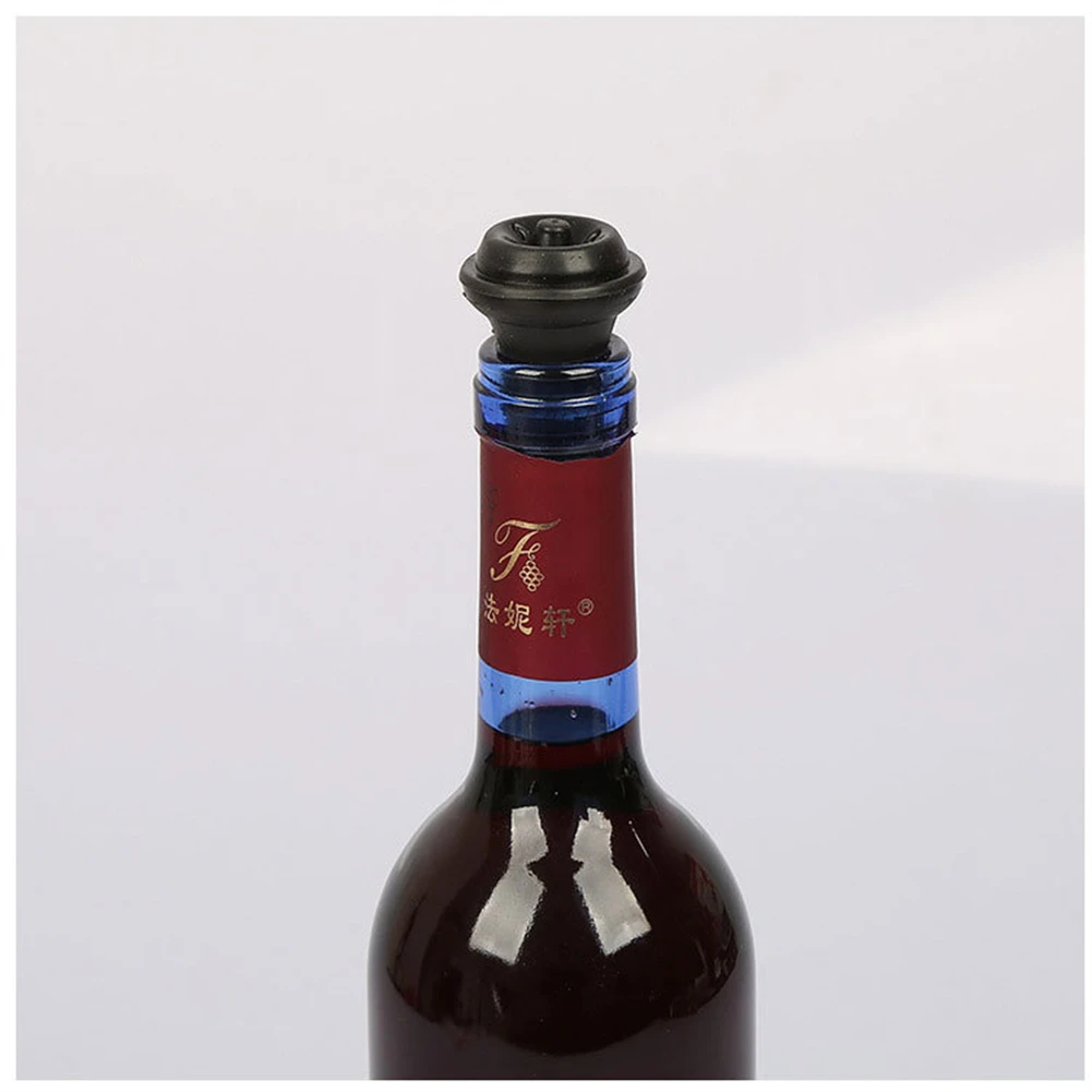 Brand New Home Party Bottle Stoppers Bar Wine Set Silicone Vacuum Wine Easy To Removed High Quality Material Reliable