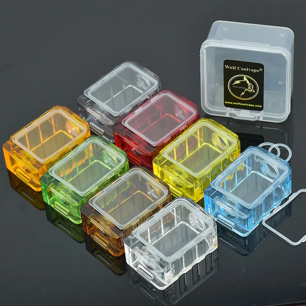 Wolfcoolvape-tanque de acrílico estilo PRC, puente RBA para SXK BB / Billet AIO Box Mod Kit