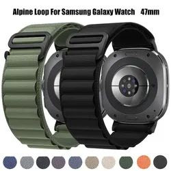 Alpine Loop For Samsung Galaxy Watch Ultra Strap 47mm Accessories G-HOOK Sport Nylon Bracelet correa Galaxy watch ultra band 47m
